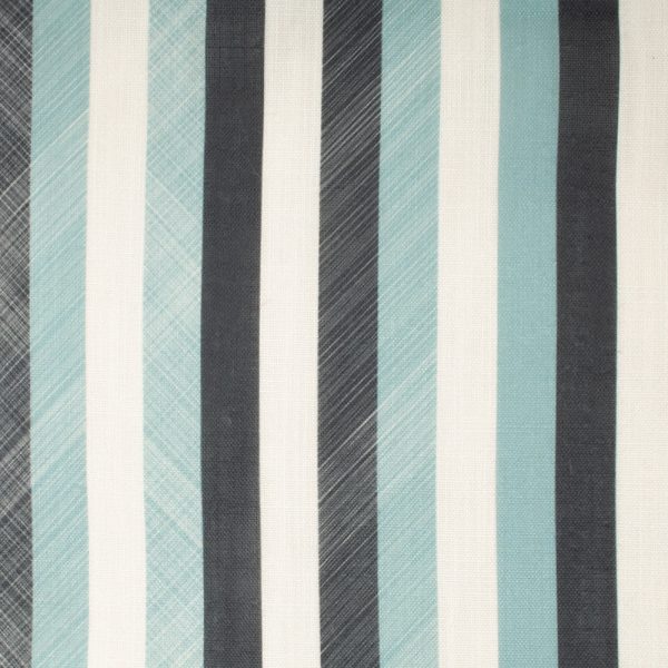 9 x 9 inch Home Decor Fabric - The Essentials - Stripe Aqua For Cheap