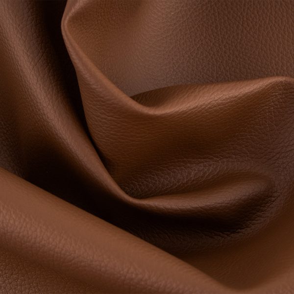 9 x 9 inch Home Decor Fabric - Utility - Premium Leather Look - Brown Hot on Sale