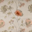 9 x 9 inch Home Decor Fabric Swatch - Aura - Floral Corail Online now