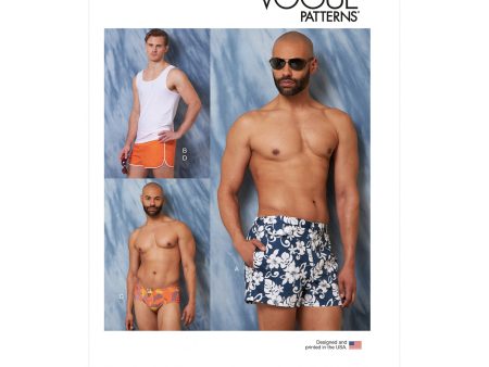 V1897 Men s Swimsuits and Tank Top Discount