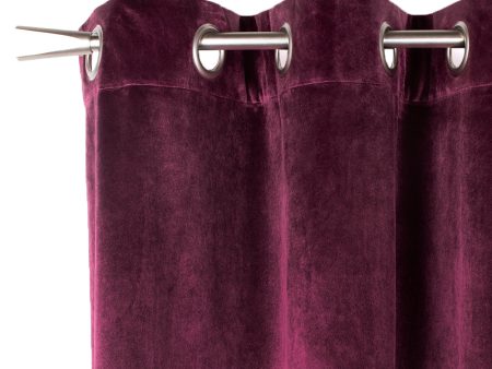 Grommet curtain panel - Luxe - Plum Fashion