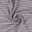 BAMBOO - Printed knit - Stripes - Blue For Sale