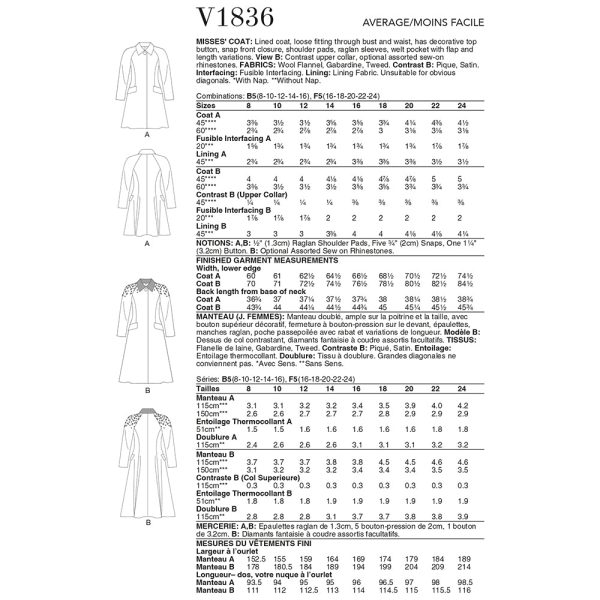 V1836 Misses  Coat Online Hot Sale