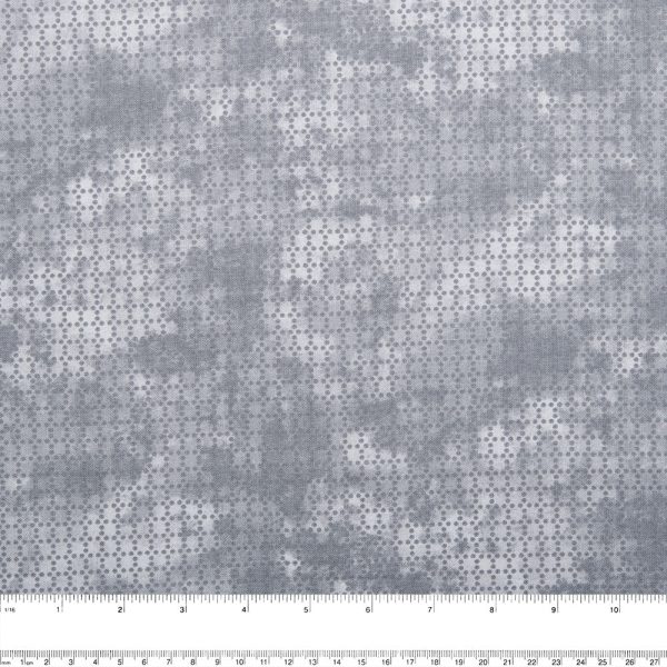 Blenders Cotton Print - Daisy marble - Grey blue Hot on Sale