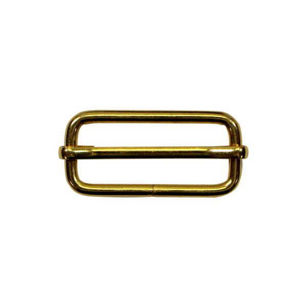 UNIQUE SEWING Slide Buckle - Metal - 38mm (1½ ) - Gold - 2 pcs Fashion