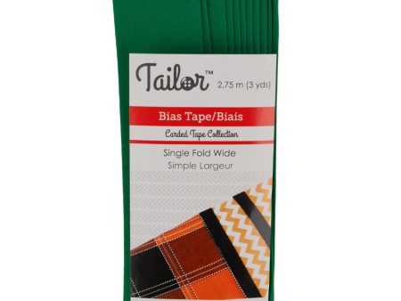 Wide Single Fold Bias Tape - Kelly Online now