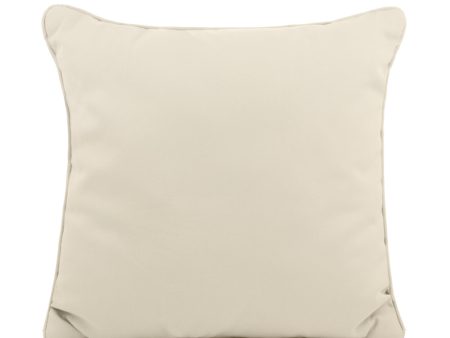 Indoor Outdoor cushion - 20 x 20   - Solid - Beige Sale