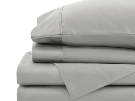 Marina Decoration - Ultra Soft Luxury 800 Thread Count Sheet Set - Silver - Queen Discount