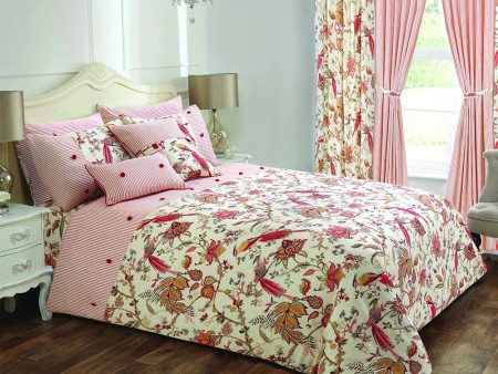 Luana - 3 pc Duvet cover - Red Online now