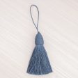 Key tassel 3 po (7,5 cm) Blue For Cheap