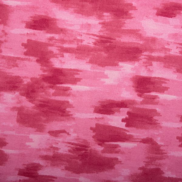 Blenders Cotton Print - Brush stroke - Pink Fashion