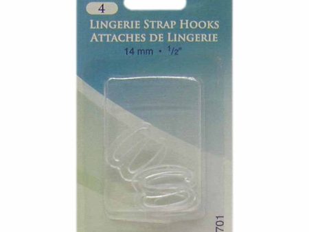 UNIQUE SEWING Strap Hook Clear - 14mm (½ ) - 4pcs Online Hot Sale