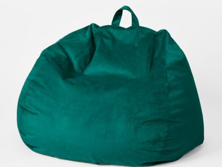 Bean Bag Cover - Luxe Velvet - Teal - 40 x 47   Discount