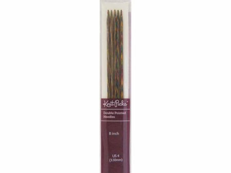 KNIT PICKS Rainbow Wood Double Point Knitting Needles 20cm (8 ) - Set of 5 - 3.5mm US 4 Cheap