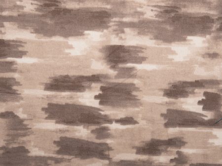 Blenders Cotton Print - Brush stroke - Taupe Fashion