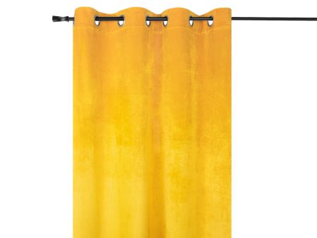 Grommet curtain panel - Luxe - Yellow For Discount