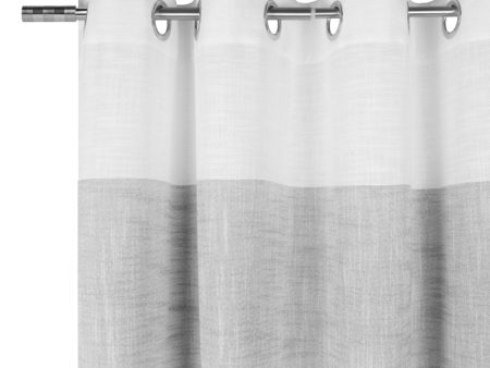 Grommet curtain panel - Elodie - Grey Hot on Sale