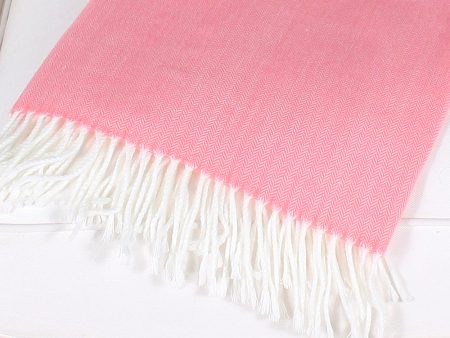 Throw - Samantha - Coral - 51 x 67   Fashion