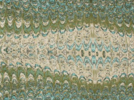 9 x 9 inch Home Decor Fabric Swatch - Asia - Miyuki Teal Cheap