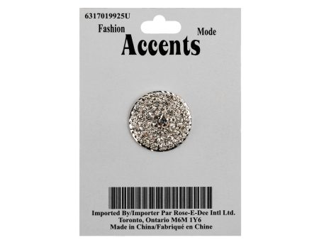 22.5MM RHINESTONE BUTTON on Sale