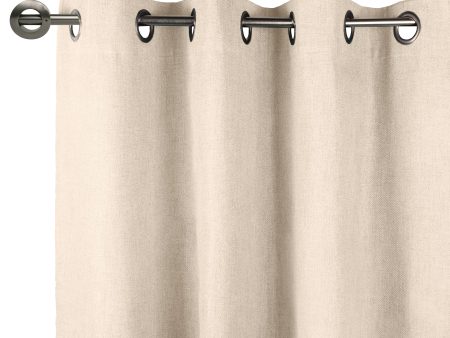 Dimout grommet panel - Oxford - Beige - 54 x 85 inch (137 x 215 cm) Discount