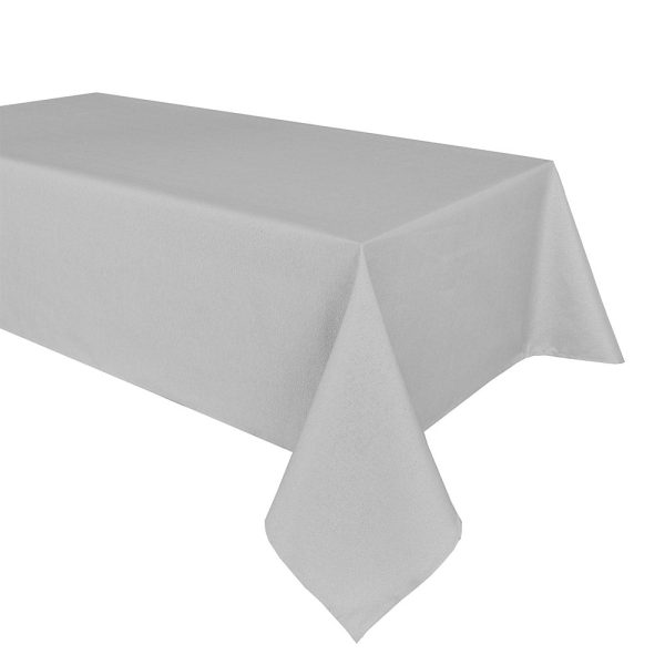 Tablecloth - Shimmer - Grey  60″ x 108″ Rectangle Online Hot Sale