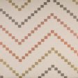 9 x 9 inch Home Decor Fabric Swatch - Aura - Chevron Corail Cheap