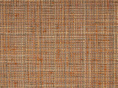 9 x 9 inch Home Decor Fabric Swatch  - Mid Century - Linen Look Cantelope Online Sale