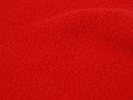 Anti-pill Fleece Solid - ICY - Bright red For Discount