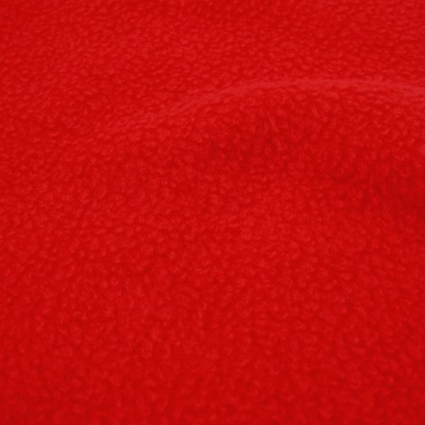 Anti-pill Fleece Solid - ICY - Bright red For Discount