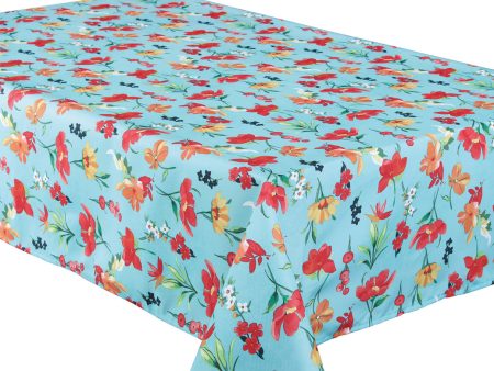 Tablecloth - Botanic - Aqua Cheap