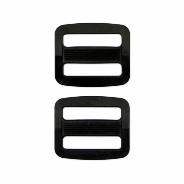 UNIQUE SEWING Strap Adjuster - Plastic - 19mm (¾ ) - Black - 2 pcs Online now