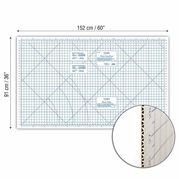 UNIQUE SEWING Cardboard Pattern Cutting Board - 91.5 x 152.5 cm (36  x 60 ) Discount