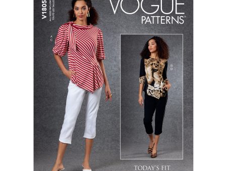 V1805 Misses  Tops & Trousers Today s Fit by Sandra Betzina Supply