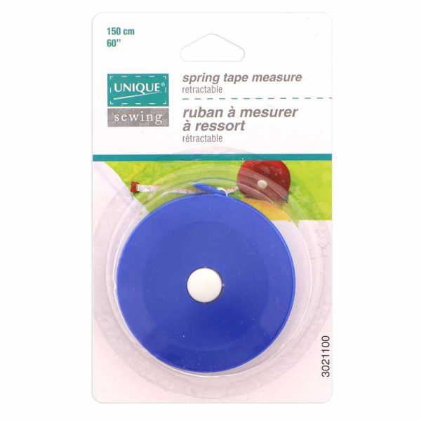 UNIQUE SEWING Spring Mechanism Retractable Tape Measure - 150cm (60 ) Online Sale