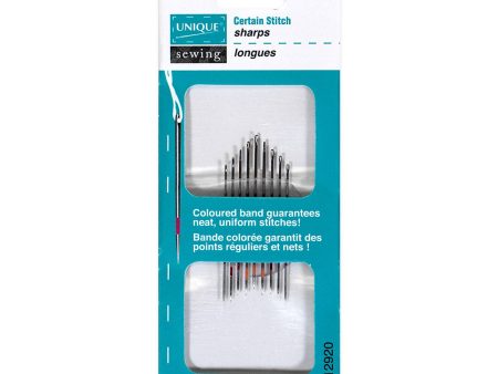 UNIQUE SEWING Certain Stitch Sharps Needles - sizes 7-9 - 9pcs Cheap