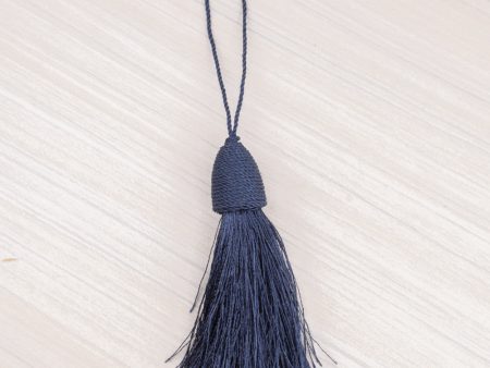 Key tassel 3 po (7,5 cm) Navy For Sale