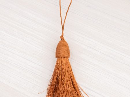 Key tassel 3 po (7,5 cm) Terracotta For Sale