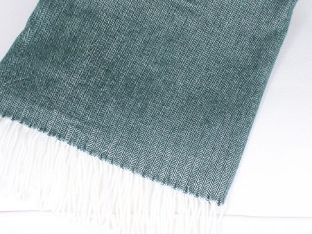 Throw - Samantha - Forest Green - 51 x 67   Cheap