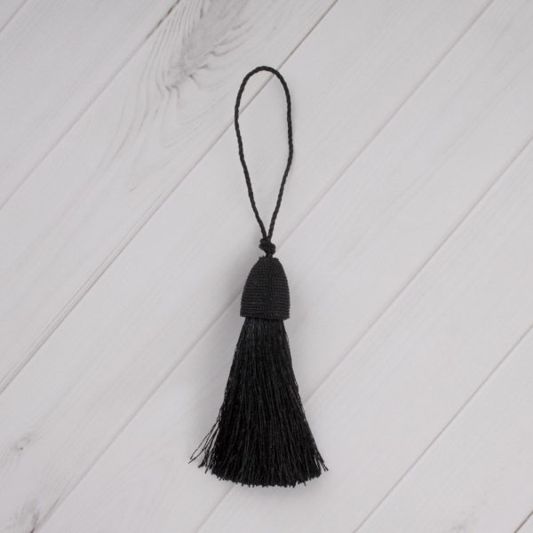 Key tassel 3 po (7.5 cm) Black For Discount