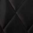 9 x 9 inch Home Decor Fabric Swatch - Automotive Vinyl - Single Quilted Blizzard 9009 Black Online