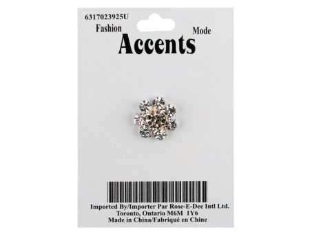 17.5MM RHINESTONE BUTTON For Cheap