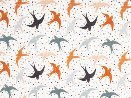 9 x 9 inch Home Decor Fabric Swatch - In Flight - In Flight - Orange For Discount