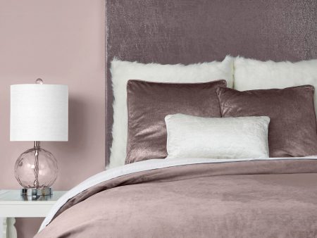 Luxe Velvet - 3 pc Duvet cover - Blush Supply