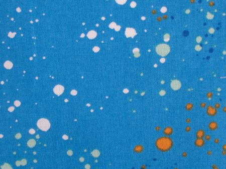 Blenders - Cotton Print - Spot - Medium blue Discount