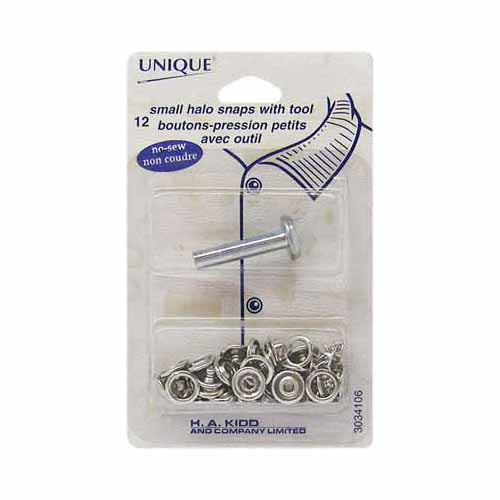 UNIQUE SEWING Halo Snaps Small - 11.5mm (½ ) - 12 sets on Sale