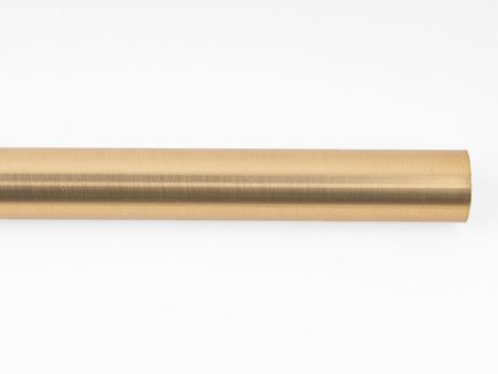 19mm metal rod - Brushed Brass Online Sale