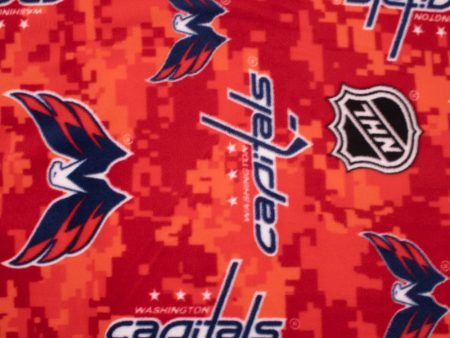 Washington Capitals - NHL Fleece Print - Logo - Red Online Sale