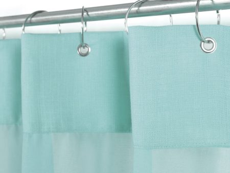 Curtain panel - Cleo - Turquoise - 55 x 98   Online