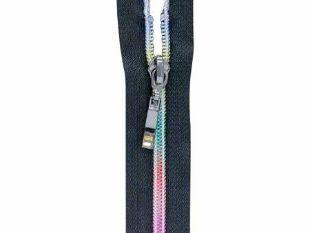 VIZZY Rainbow Fashion Closed End Zipper 50cm (20 ) - Black - 1777 Cheap